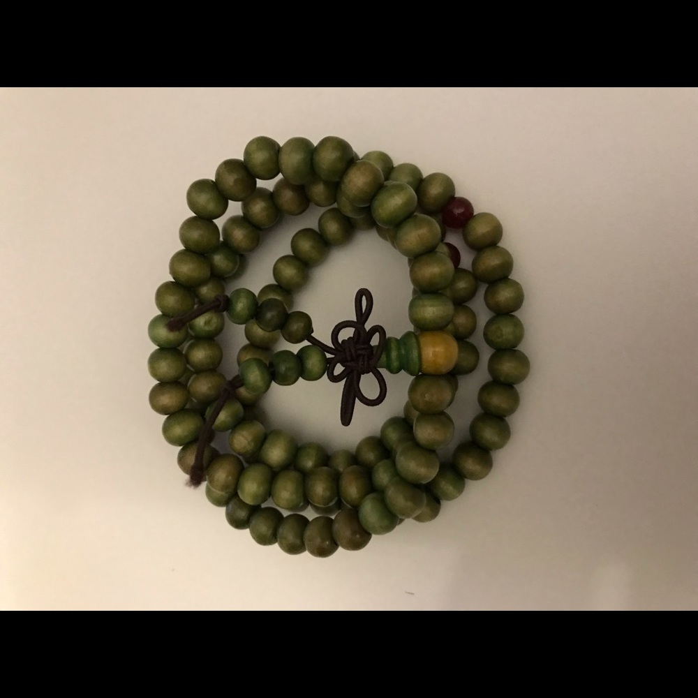 Meditation Green Beads